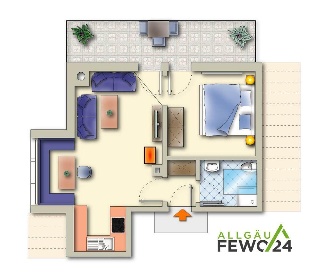 Hornerblick Apartment Sonthofen Luaran gambar
